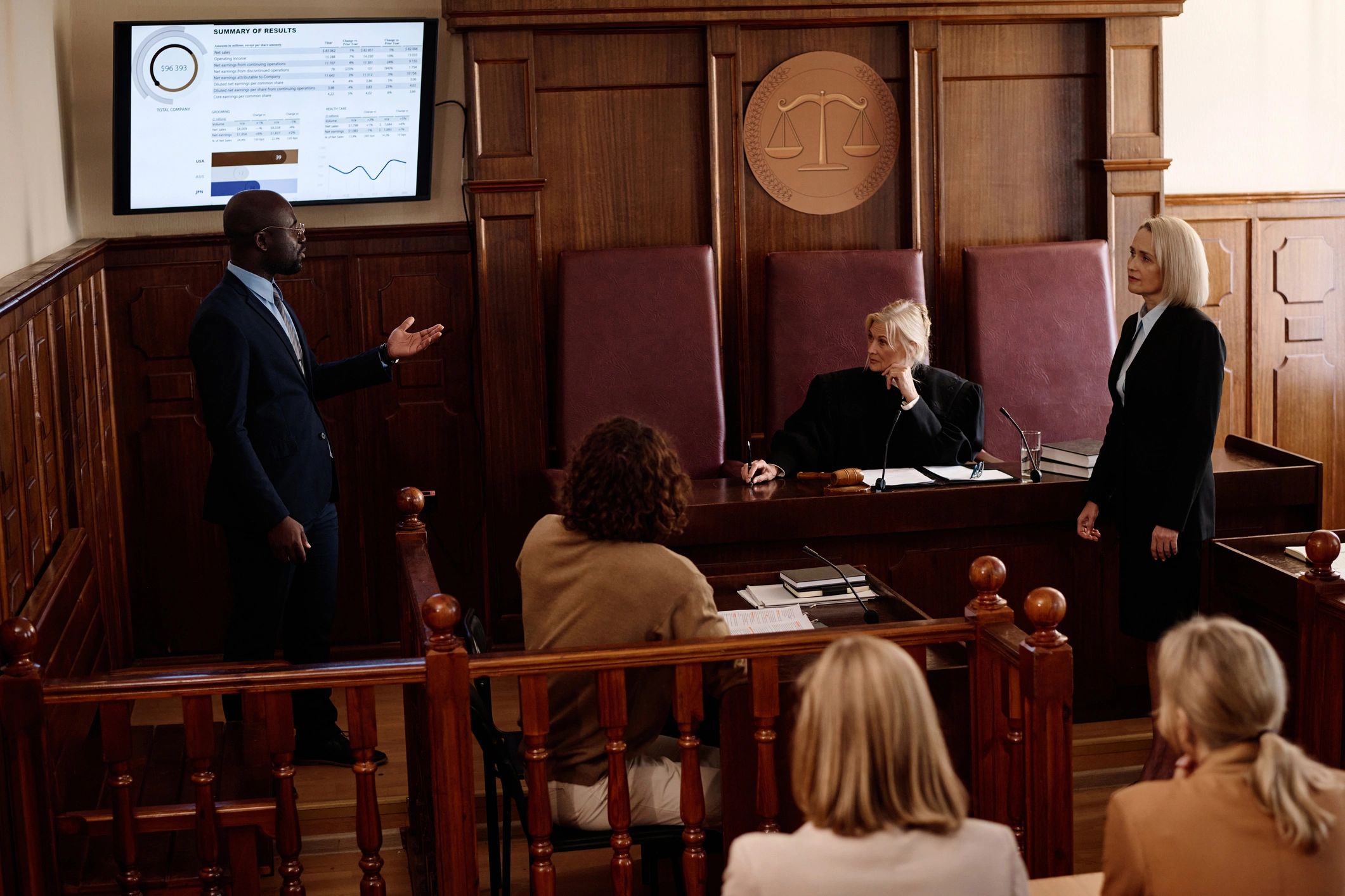 property dispute lawyer courtroom